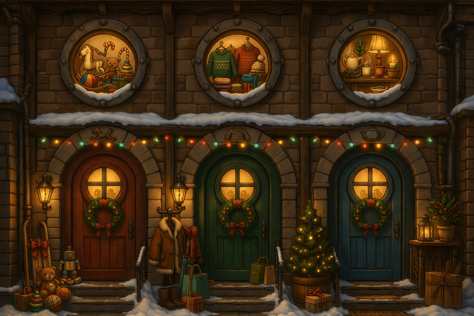 Santa's Workshop — explore the corners